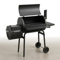 Charcoal Grill Built for Backyard Gatherings, 43 Inch Double Mesh, Temperature Detector, Pulley Design