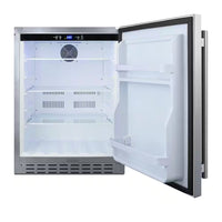 24 In. 4.2 Cu. Ft. Outdoor Refrigerator in Stainless Steel, ADA Compliant