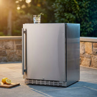 24 In. 4.2 Cu. Ft. Outdoor Refrigerator in Stainless Steel, ADA Compliant — Studio Shot