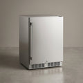 Outdoor Refrigerator Built for All-Weather Use, 24 Inch Stainless Steel, 4.2 Cu Ft, ADA Compliant Design