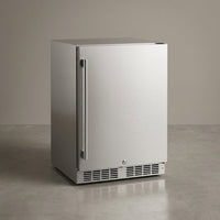 24 In. 4.2 Cu. Ft. Outdoor Refrigerator in Stainless Steel, ADA Compliant — Studio Shot