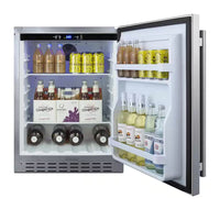 24 In. 4.2 Cu. Ft. Outdoor Refrigerator in Stainless Steel, ADA Compliant