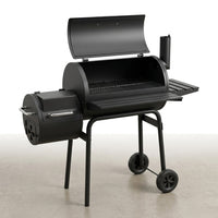 Charcoal Grills 43-Inch Outdoor Grill,Multiple People BBQ Grill with Double Grill Mesh Design,Smoker Grill for Camping,Outdoor Backyard,Patio and Parties,Black — Studio Shot